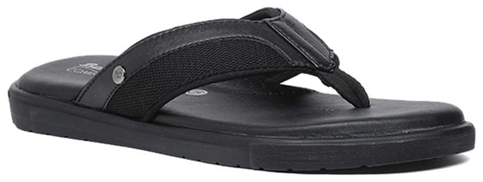 

Bata Mens Black Slippers Flip-Flops