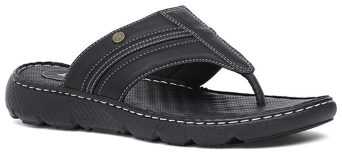 

Bata Mens Black Slippers Flip-Flops