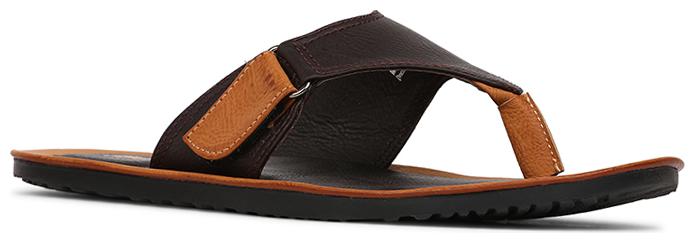 

Bata Mens Brown Slippers Flip-Flops