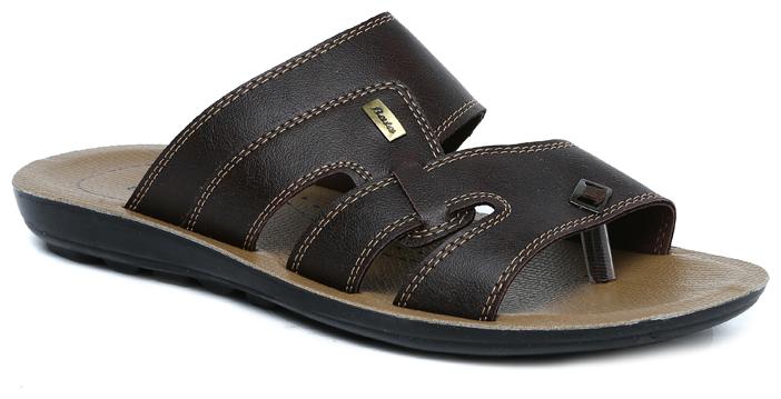 

Bata Mens Brown Slippers Flip-Flops