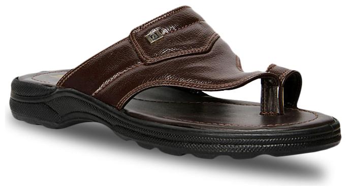 

Bata Mens Brown Slippers Flip-Flops