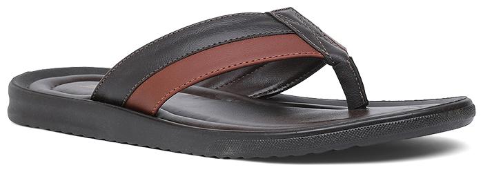 

Bata Mens Brown Slippers Flip-Flops