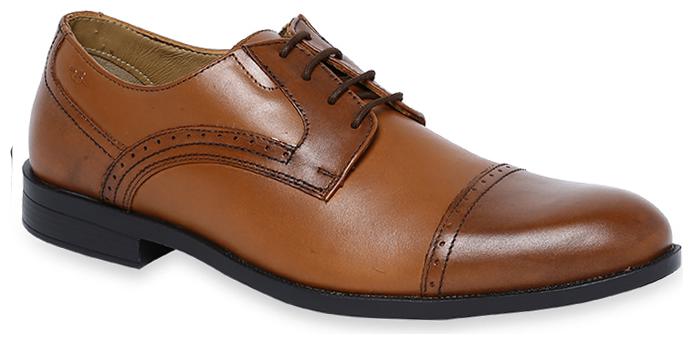

Bata Men Brown Derby Formal Shoes - SHELDON TOE CAP - 8243227
