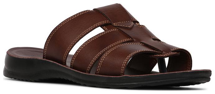 

Bata Mens Brown Slippers Flip-Flops