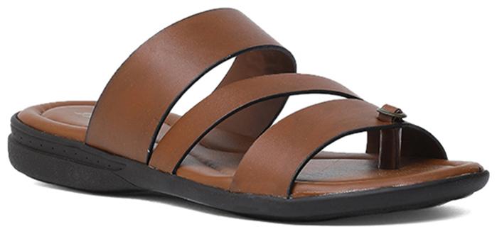 

Bata Mens Tan Slippers Flip-Flops