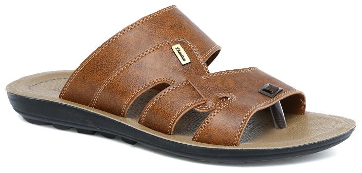 

Bata Mens Tan Slippers Flip-Flops