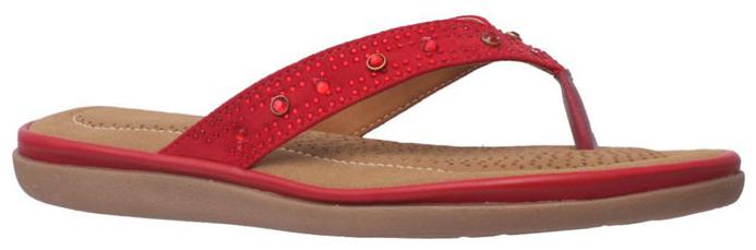 

Bata Women Red T-Strap Flats