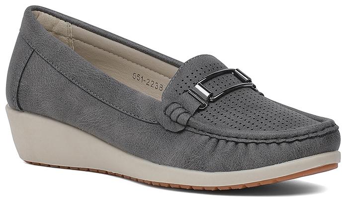 

Bata Women Grey Slip-On Shoes