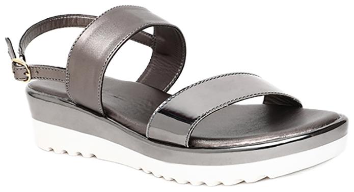 

Bata Women Grey Heeled Sandals