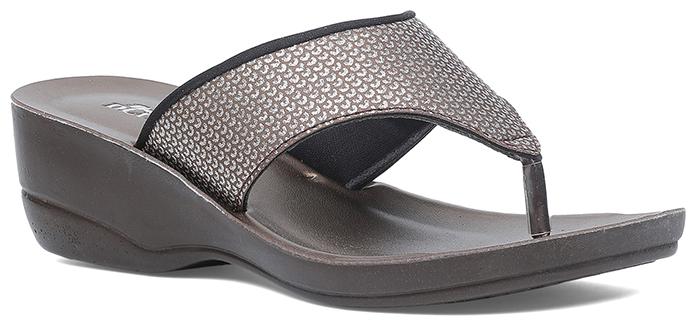

Bata Women Grey T-Strap Flats