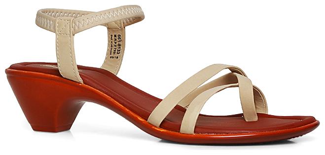 

Bata Women Gold Heeled Sandals