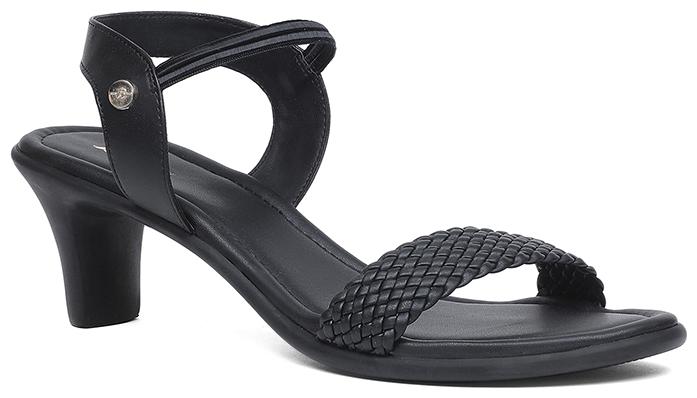 

Bata Women Black Heeled Sandals