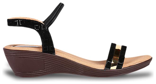 

Bata Women Black Wedges