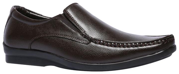 

Bata Men Brown Slip-On Formal Shoes
