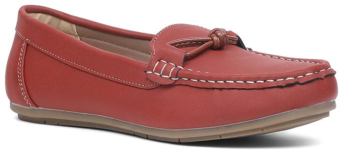 

Bata Women Red Slip-On Shoes