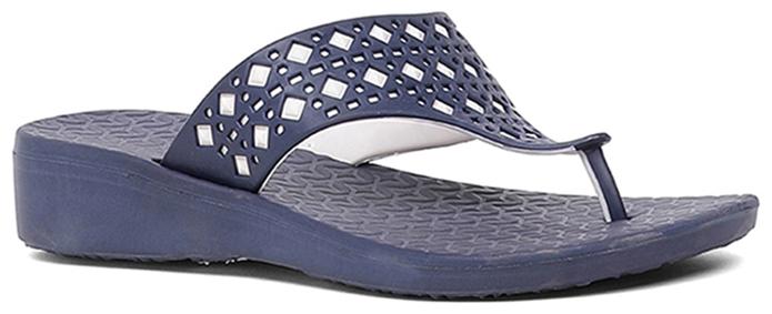 

Bata Women Blue T-Strap Flats