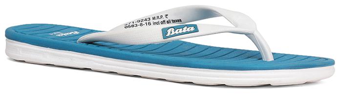 

BATA Women Blue Flip Flops