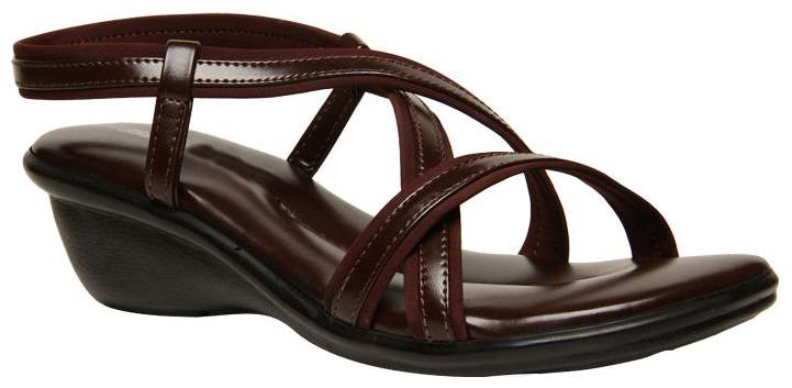 

Bata Women Brown Heeled Sandals