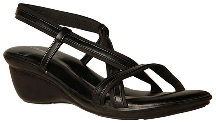 

Bata Women Black Heeled Sandals