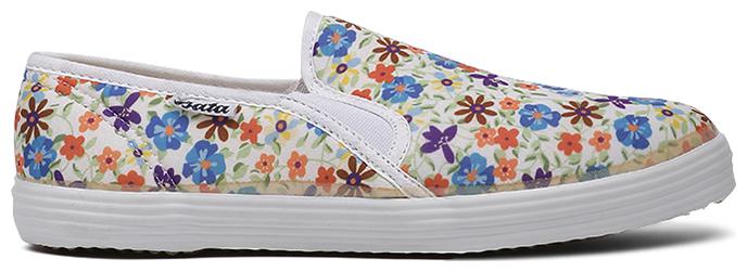 

Bata Women White Slip-On Shoes