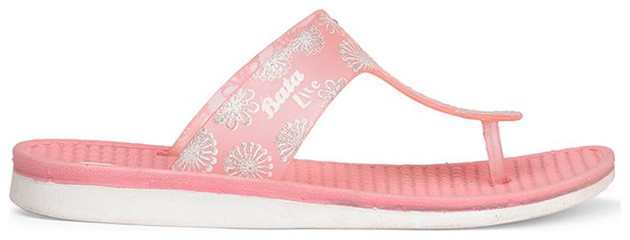 

Bata Women Pink One Toe Flats