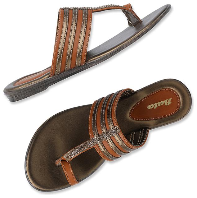 Bata one toe flats Clearance