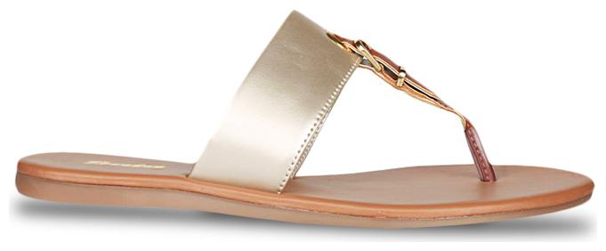 

BATA Women s White Flats Sandals-UK 3