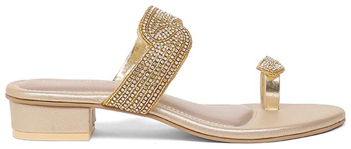 

BATA Women s Gold Heels-UK 4