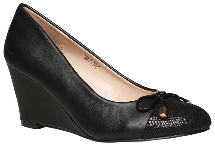 

Bata Women Black Wedges