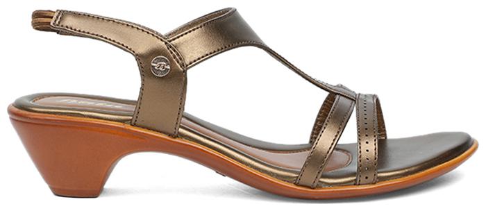 

Bata Women Gold Heeled Sandals