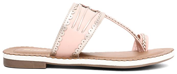 

Bata Women Pink One Toe Flats
