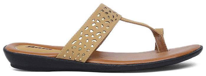 

Bata Women Tan One Toe Flats