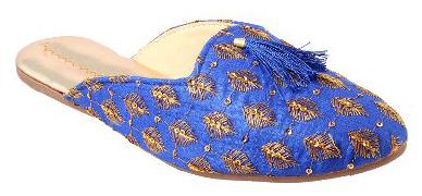 

GERIEF Women Blue Mules