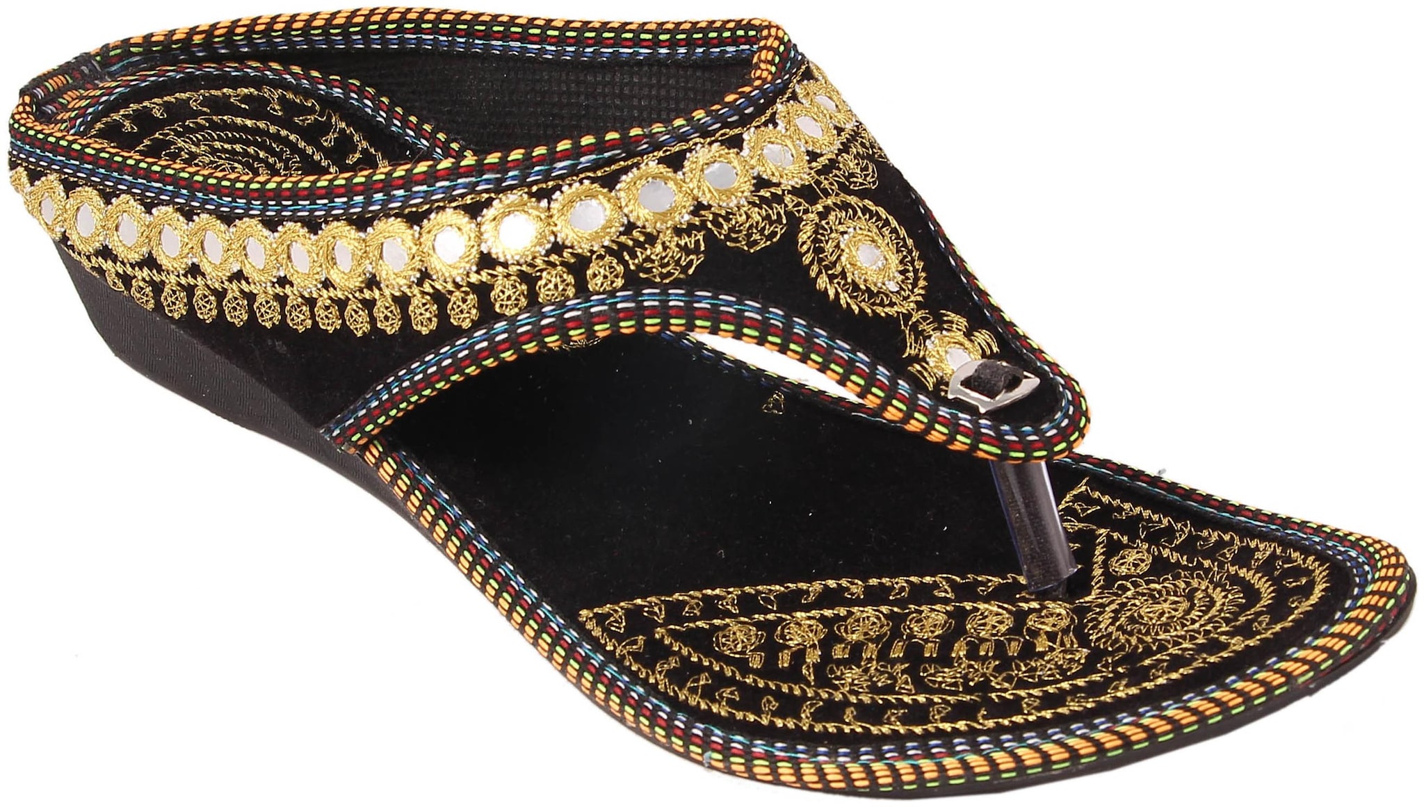 

GERIEF Women Black Sandals