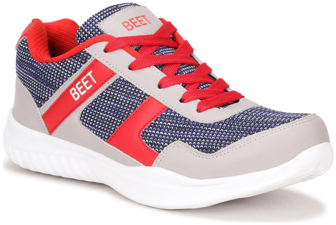 

BEET LOOKS Men Lighweight and Comfortable Running Shoes ( Grey )