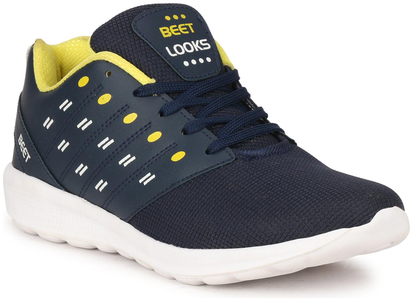 

BEET LOOKS Men Lighweight and Comfortable Running Shoes ( Navy Blue )
