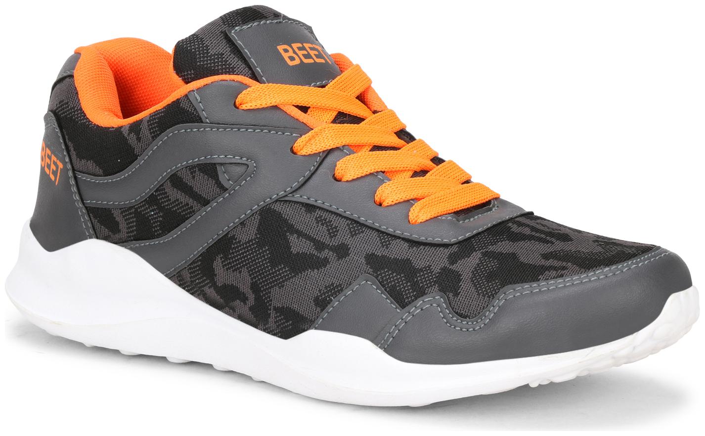 

BEET LOOKS Men Lighweight and Comfortable Running Shoes ( Grey )