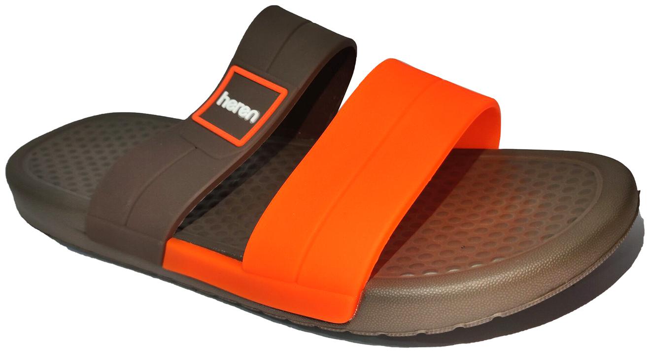 

Enso Slippers for Women - Orange and Grey