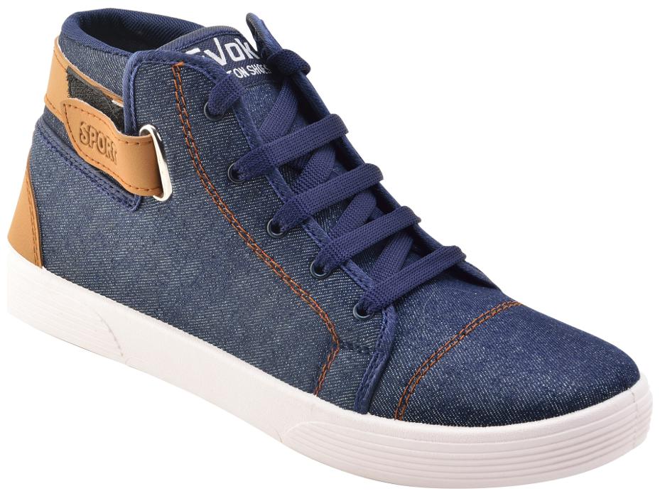 

BERSACHE Men Blue Sneakers