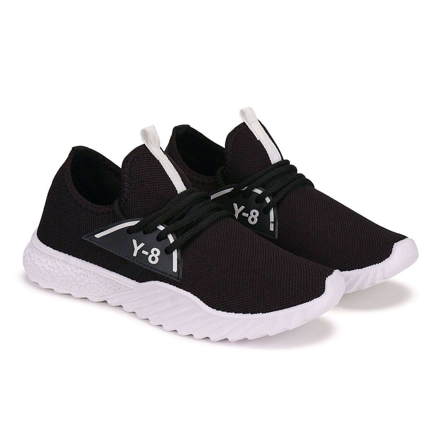 

BERSACHE Men Running Shoes ( Black )