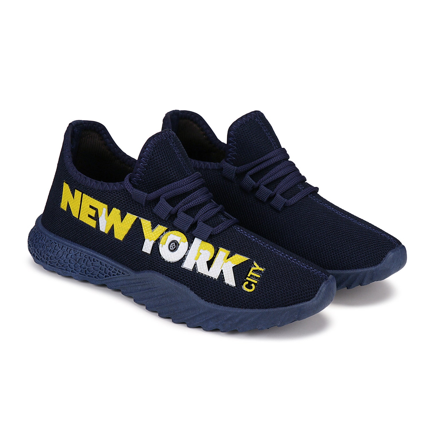 

BERSACHE Men Running Shoes ( Blue )