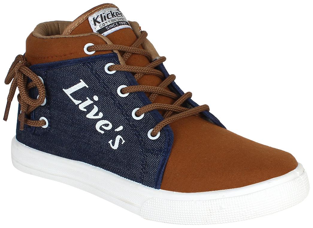 

BERSACHE Men Blue Sneakers