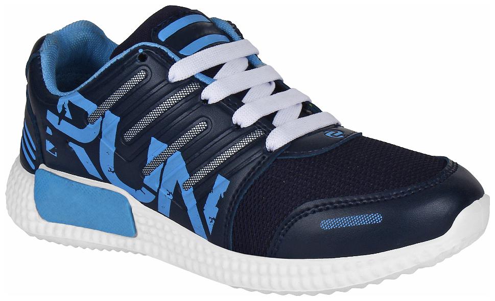 

BERSACHE Men Running Shoes ( Blue )