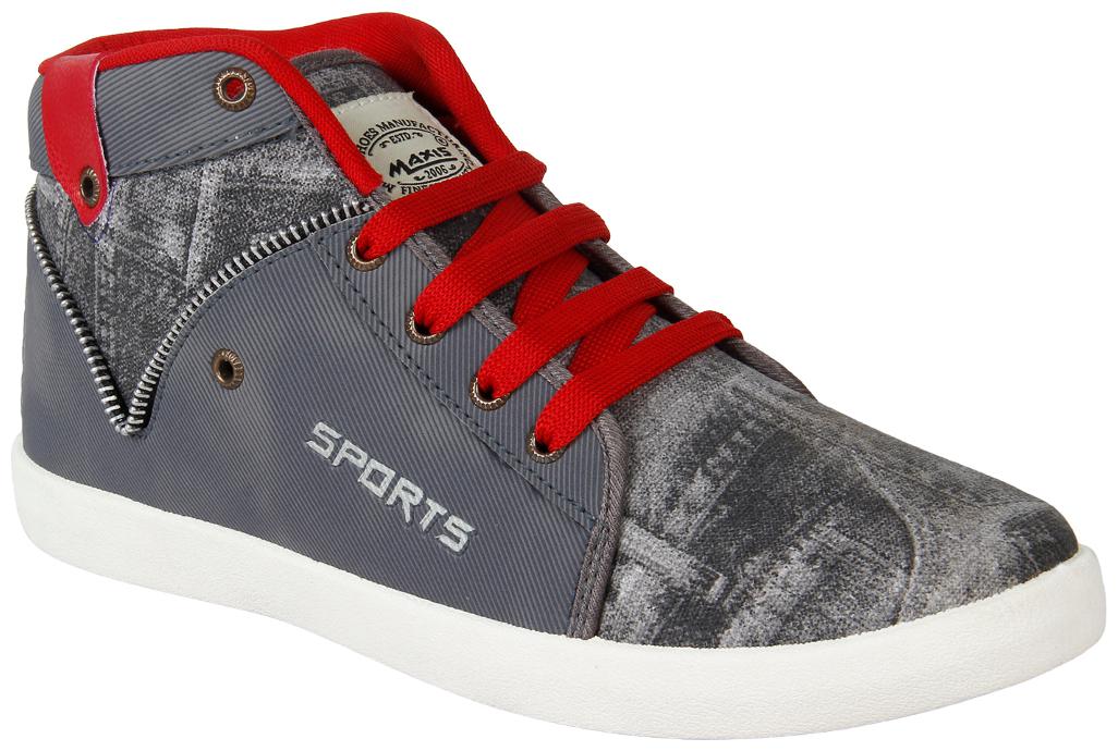 

BERSACHE Men Grey Sneakers
