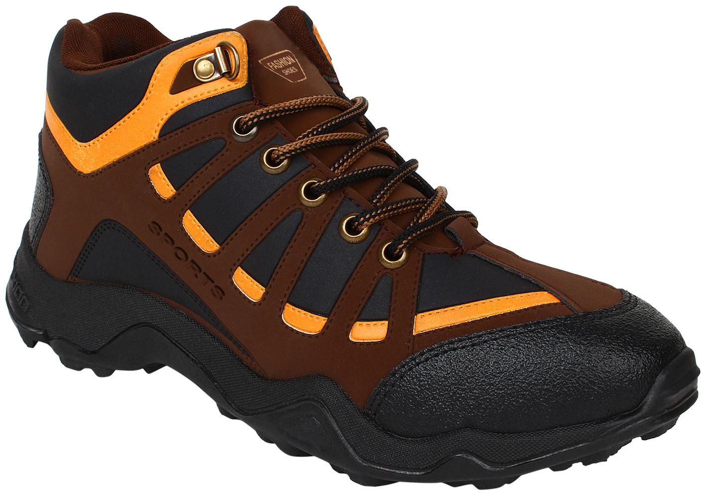 

BERSACHE Men Running Shoes ( Brown )