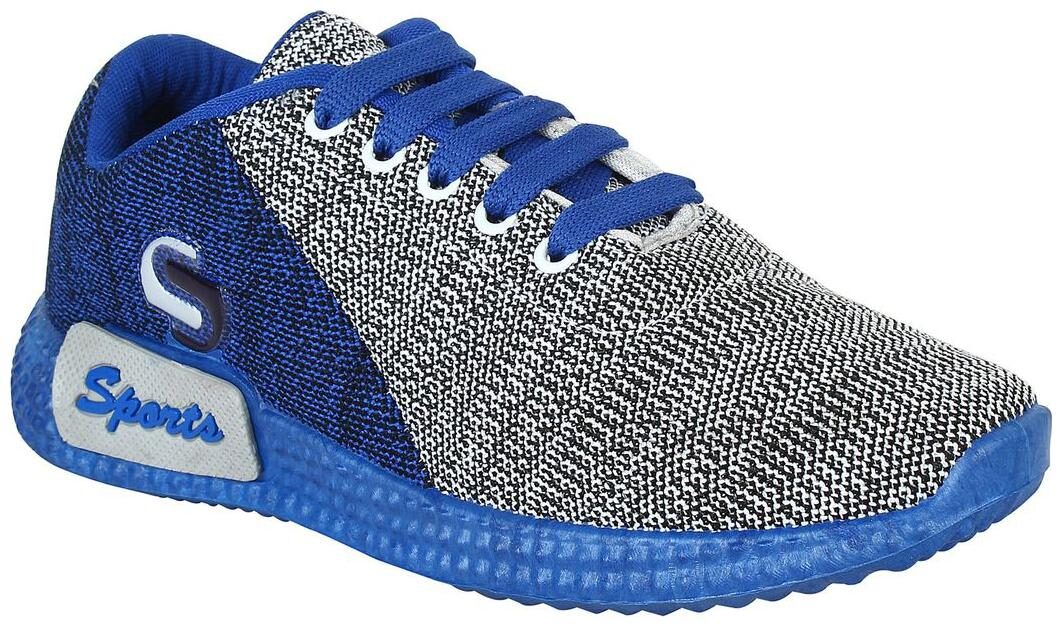 

BERSACHE Men Running Shoes ( Blue )