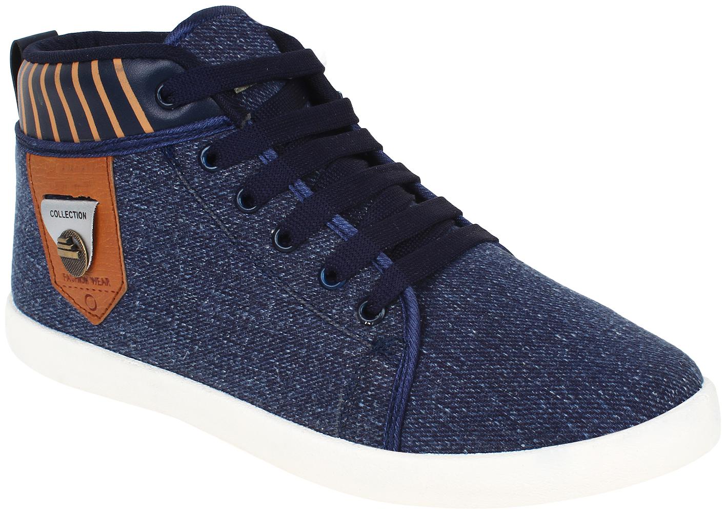 

BERSACHE Men Blue Sneakers