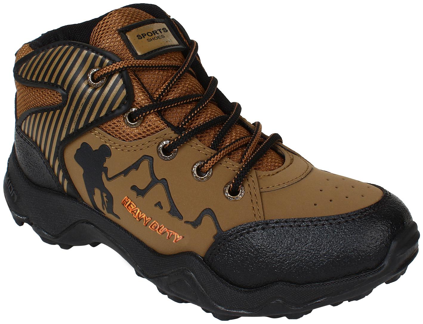 

BERSACHE Men Running Shoes ( Brown )