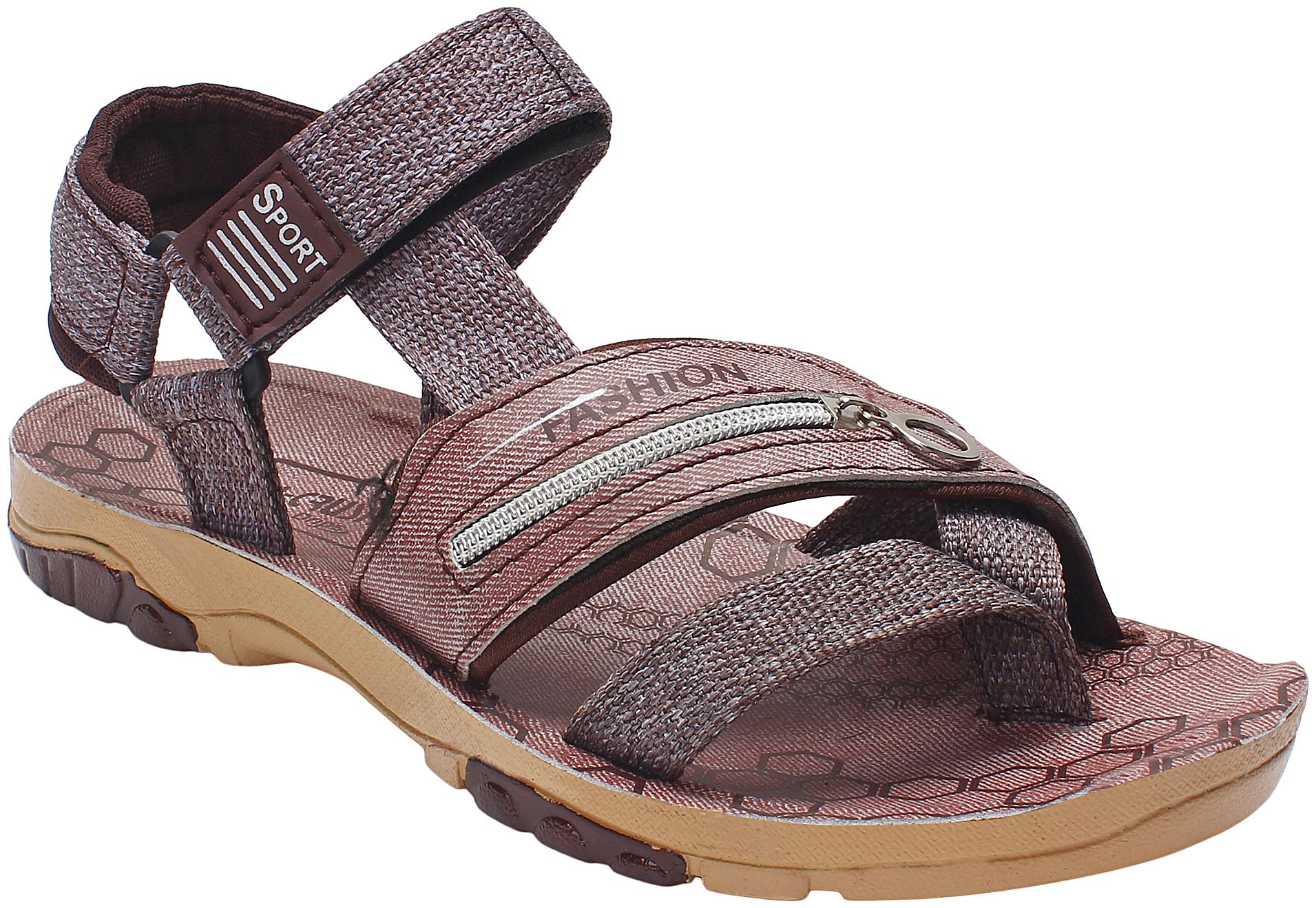 

BERSACHE Men Brown Sandals
