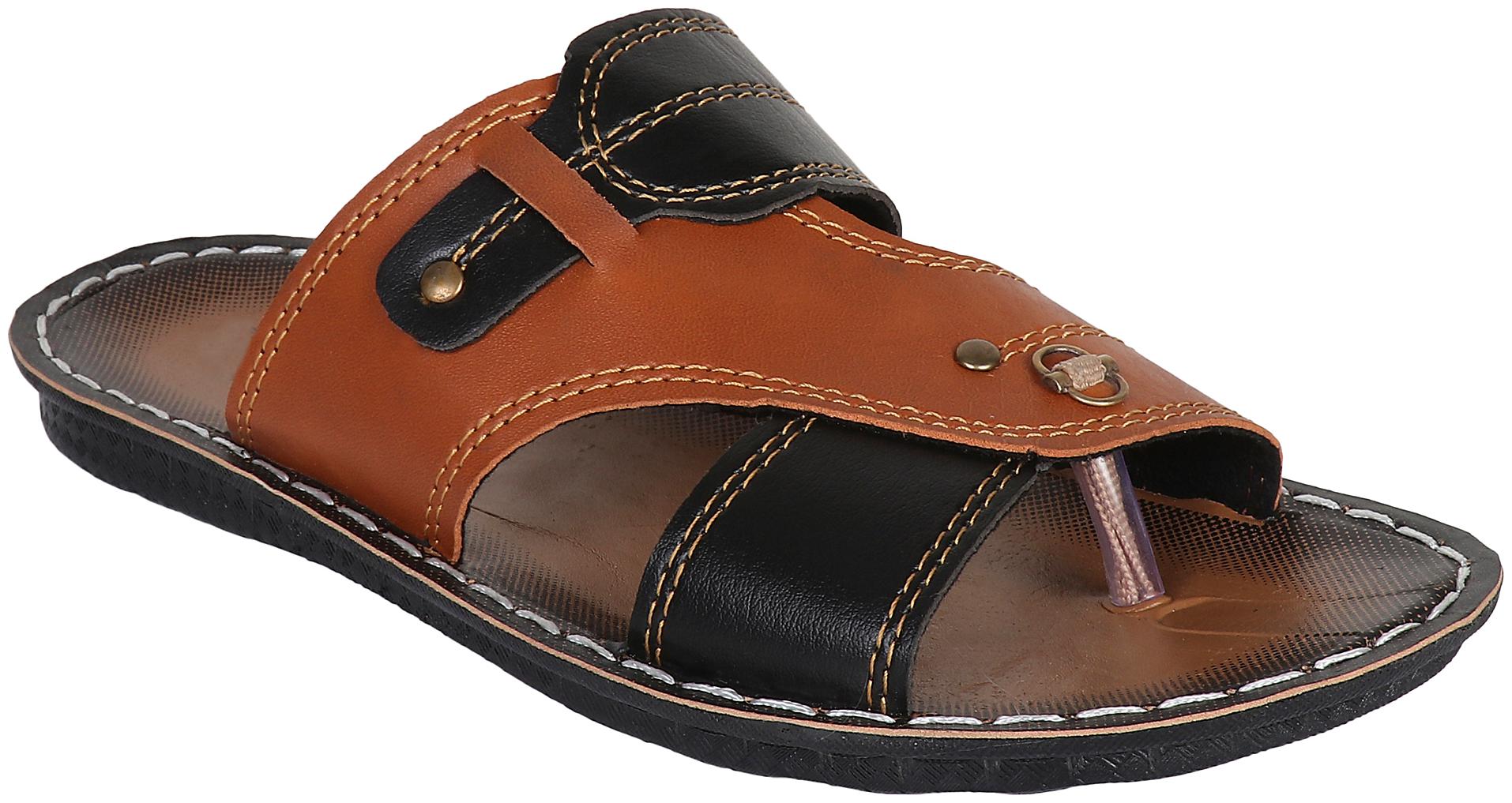 

BERSACHE Men Brown Sandals
